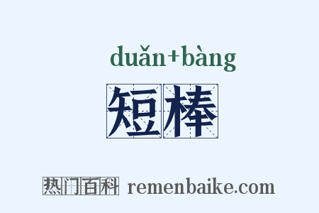 短棒是什么意思的图片